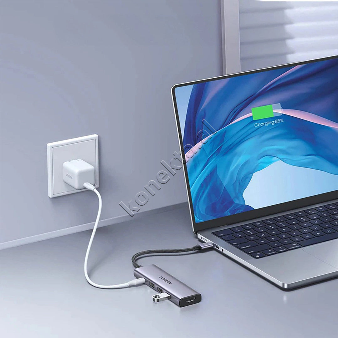 Hub 5 Ne 1 UGreen Me Porta 3xUSB-A + 1xUSB-C + 1xHDMI