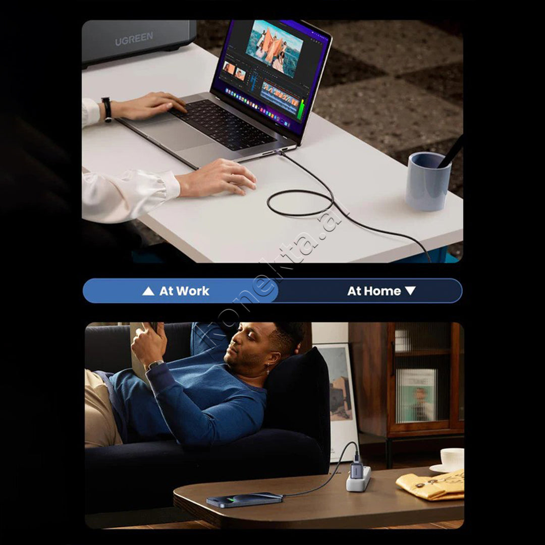 Kabell USB-C (M) Ne USB-C (M) 240W 2m Ugreen