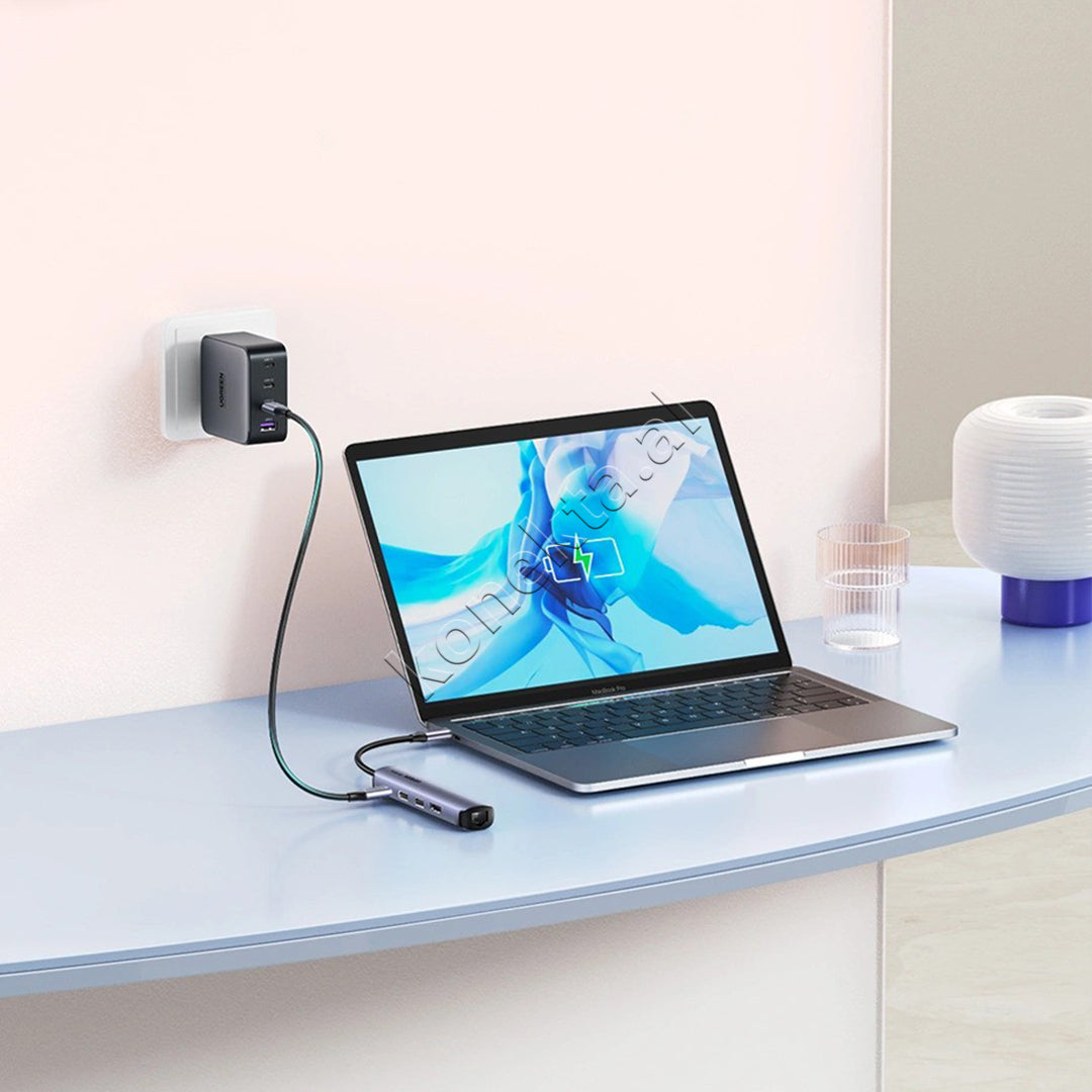 Hub 5 Ne 1 UGreen Me Porta 2xUSB-A + 1xUSB-C + 1xHDMI + 1xRJ45