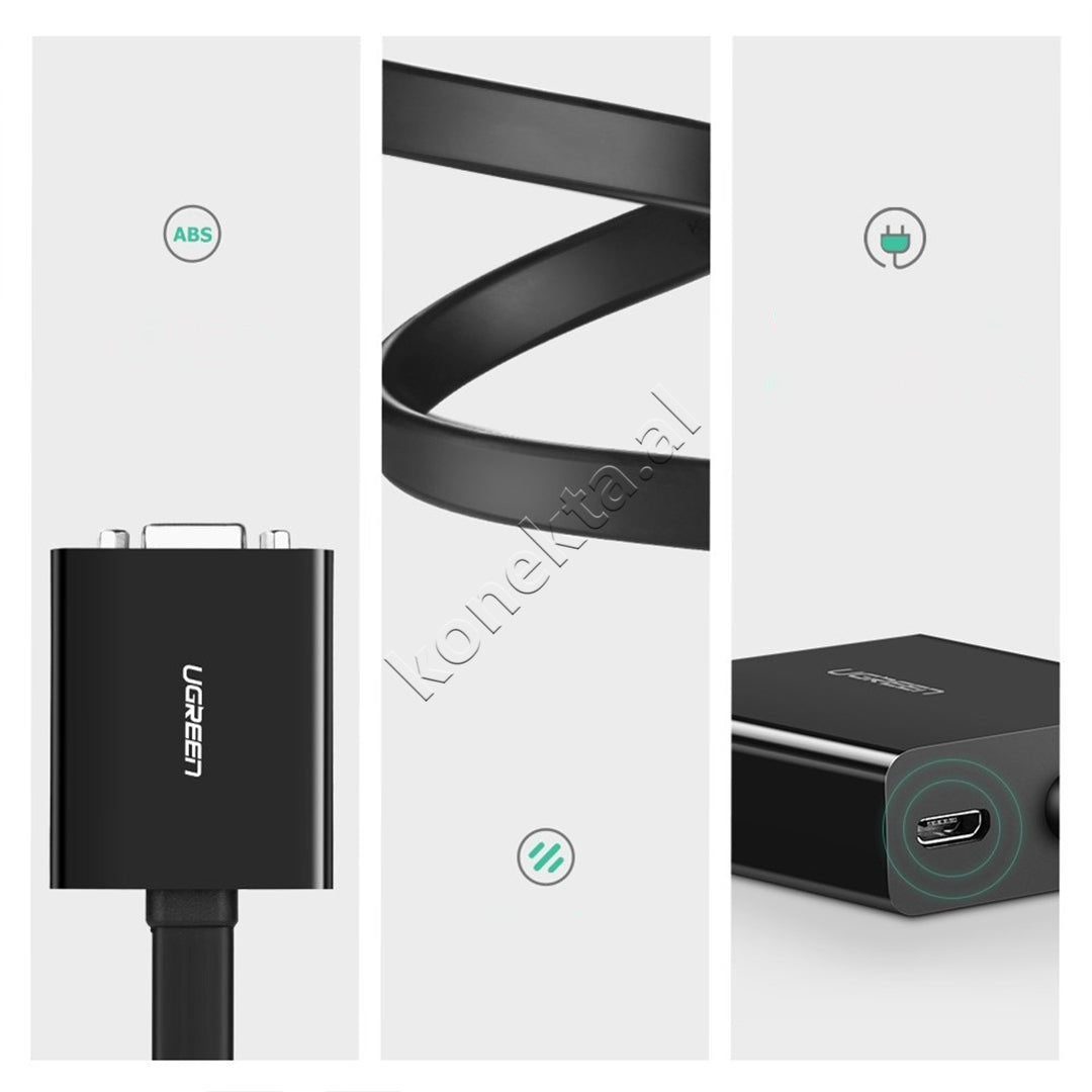 Kabell Nga DVI (M) (24+1) Ne VGA (F) Ugreen