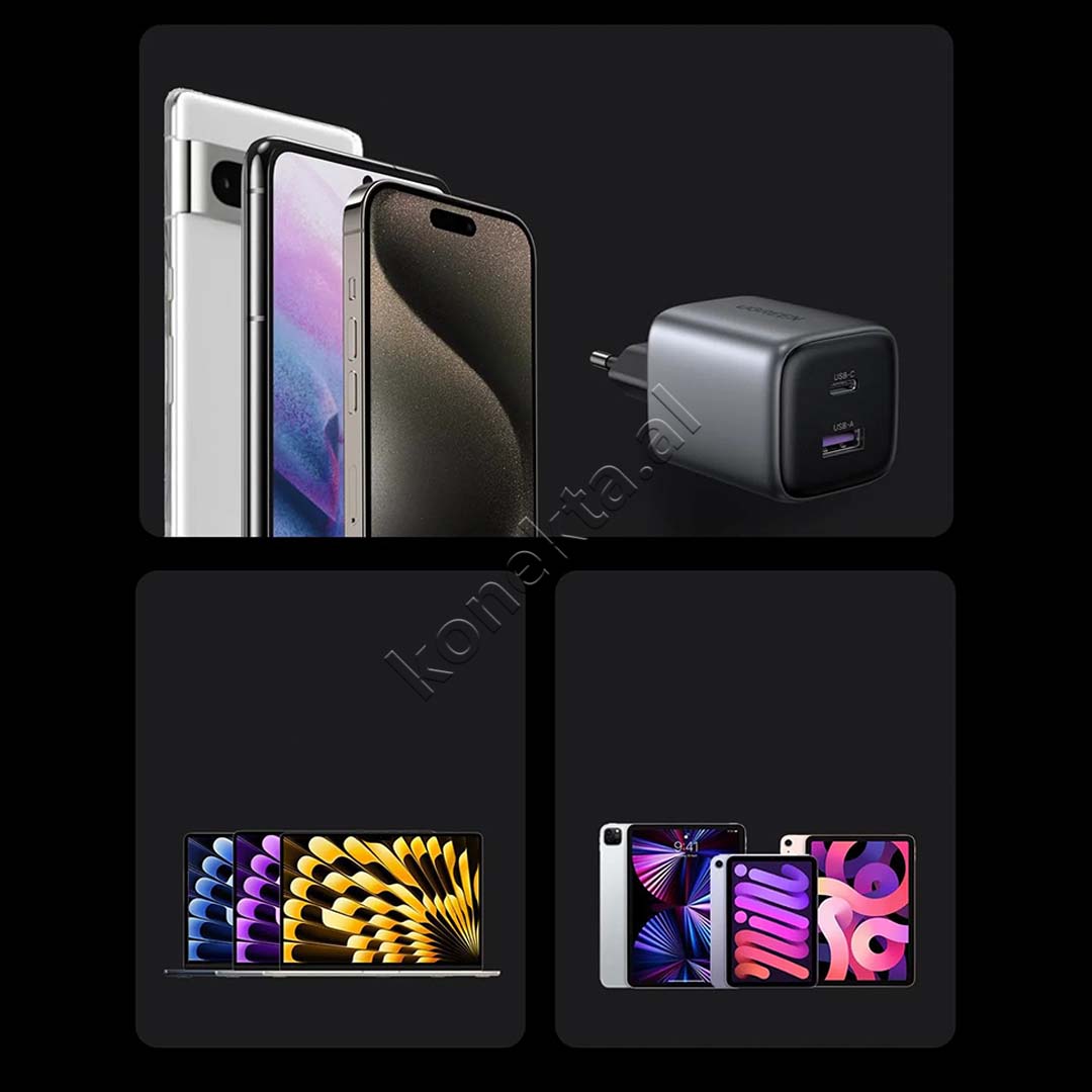 Adaptor Karikimi Nexode 35W UGreen Me Porte USB-C & USB-A