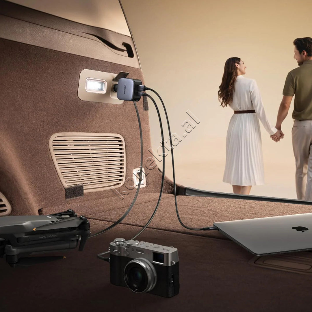 Karikues Makine Nexode 90W Me Kabell USB-C Te Integruar Ugreen