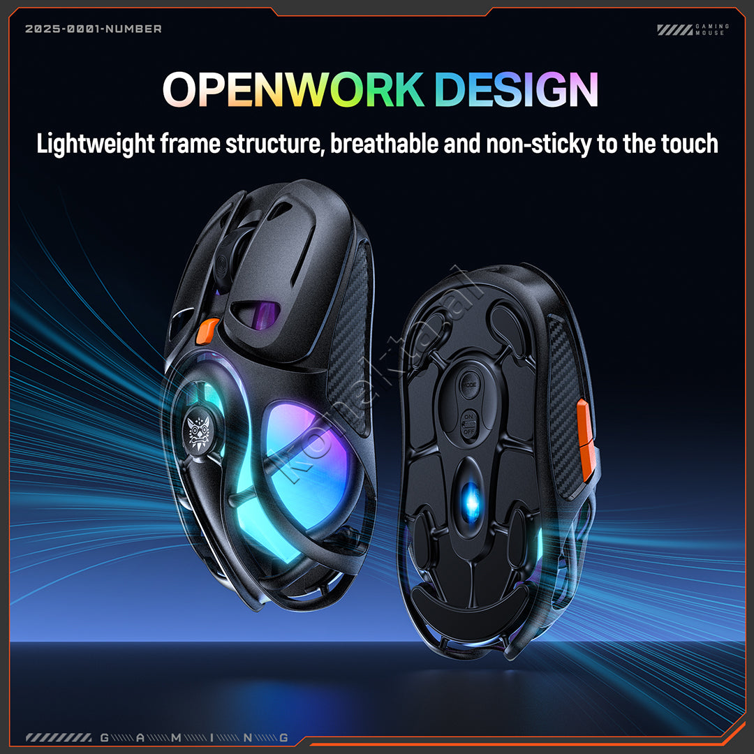 Maus Gaming Wireless Tri-Mode RGB Onikuma