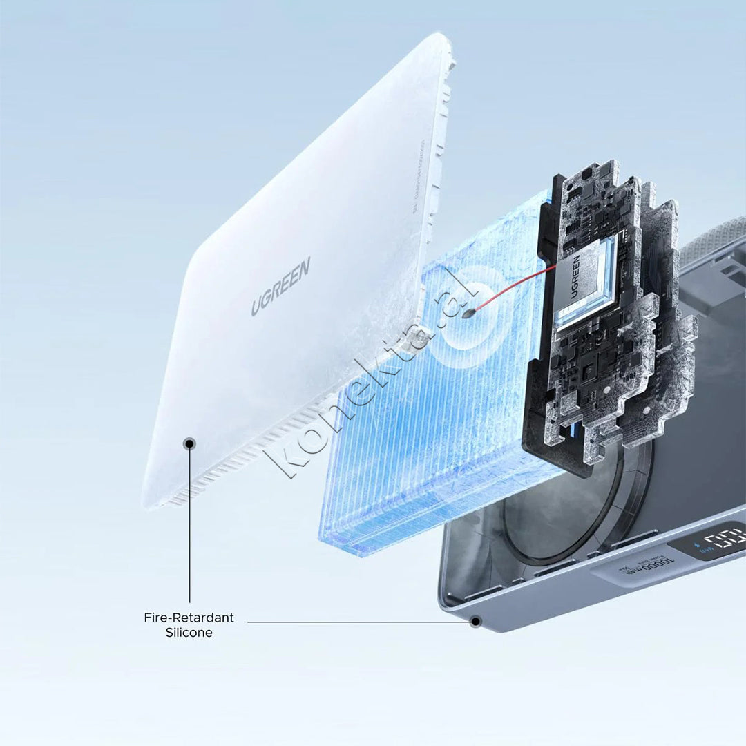 Bateri E Jashtme Magnetike Wireless Qi2 25W 10'000mAh Ugreen