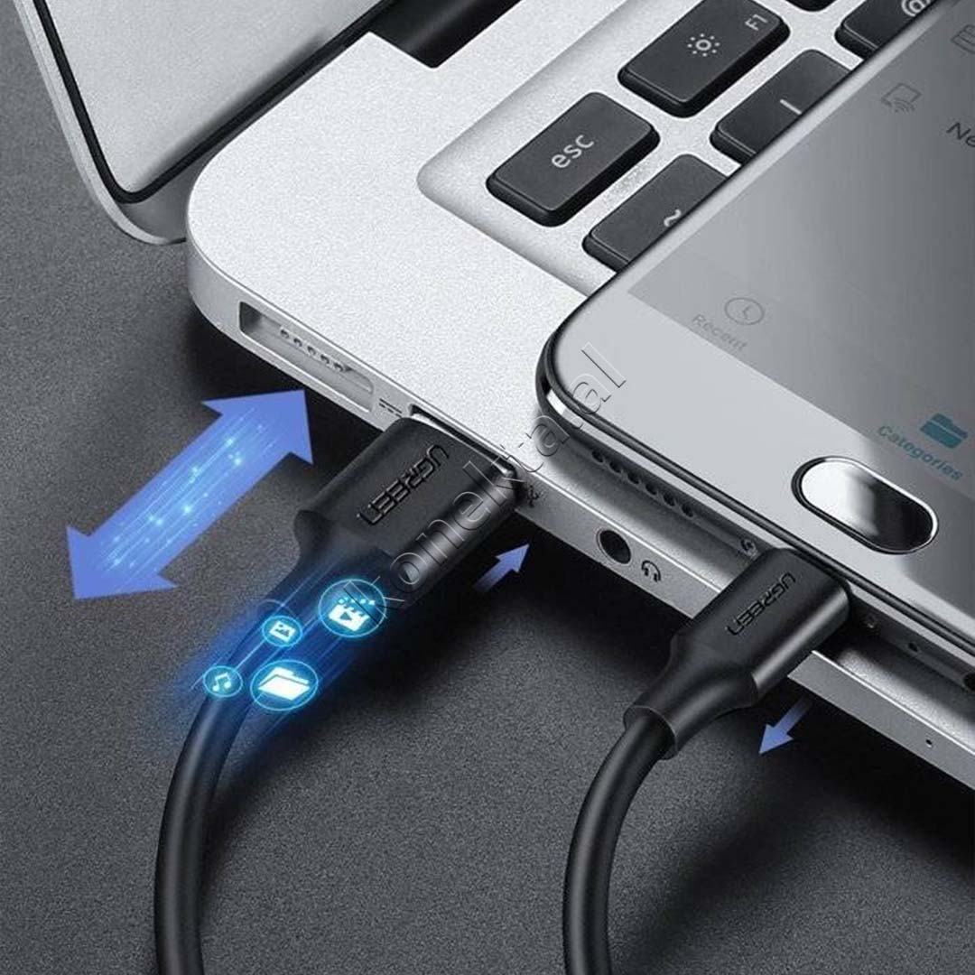 Kabell USB-A Ne Micro USB 2A Max 1m Ugreen