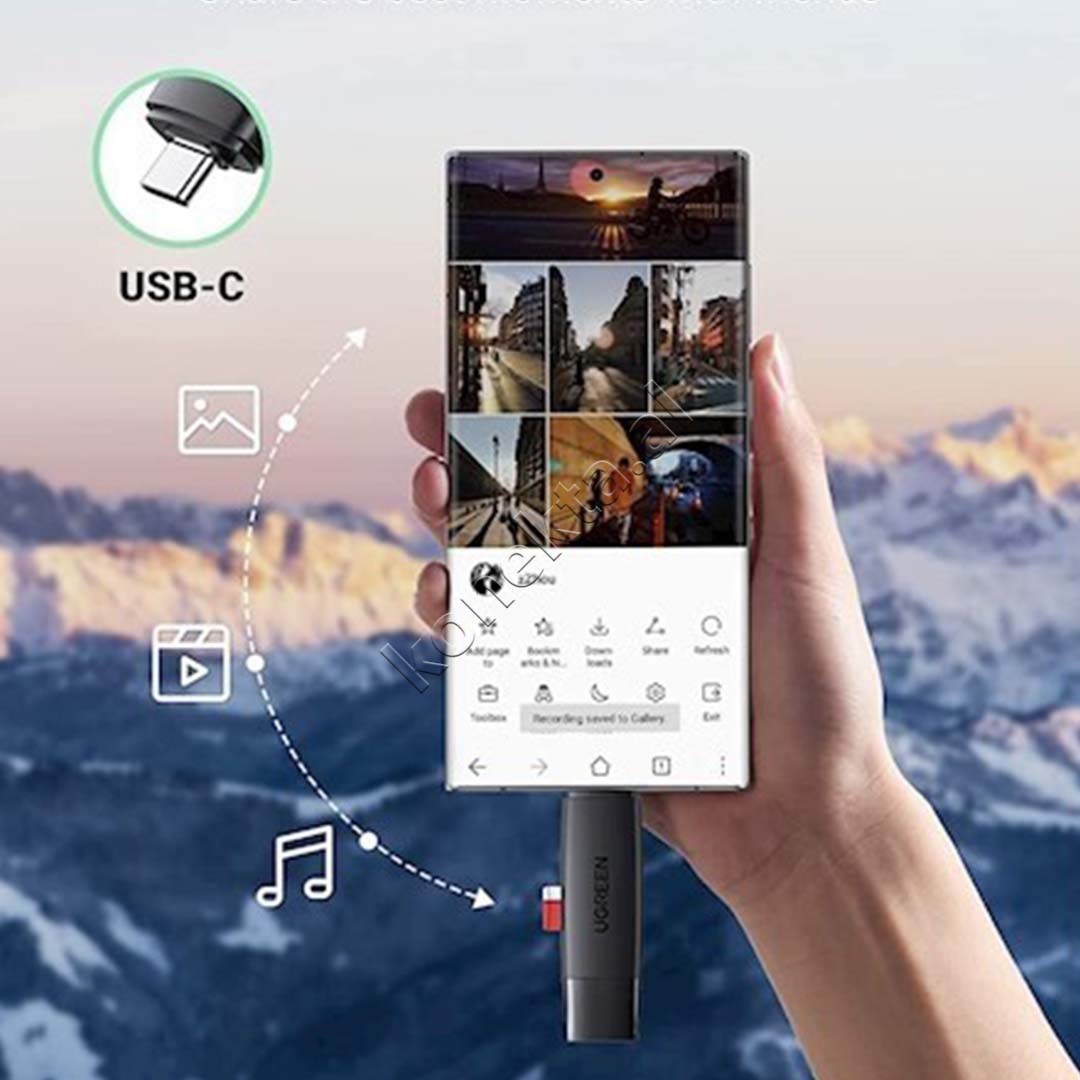 Lexues Kartash Ugreen Me Porte USB-A & USB-C Per SD/ Micro SD