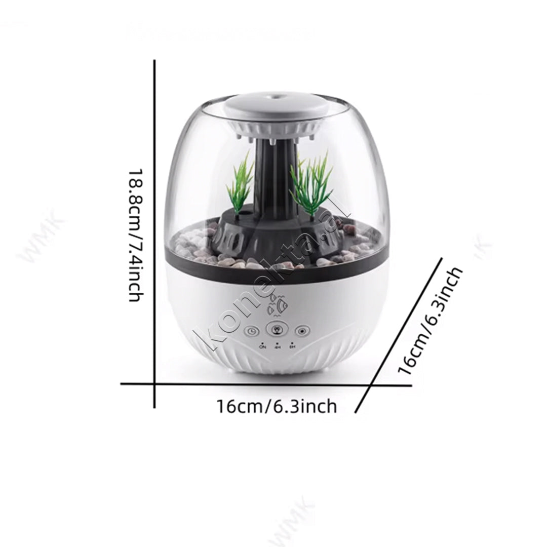Aromatizues Me Akuarium 350ml Dhe Ndricim Led