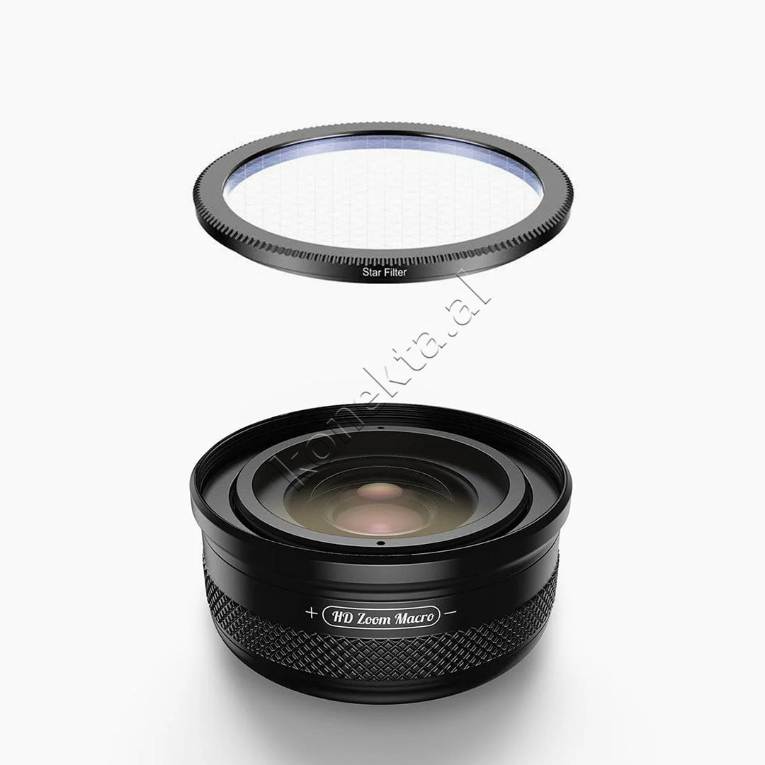 Lente Makro Profesionale 10X–20X Per Smartphone Apexel