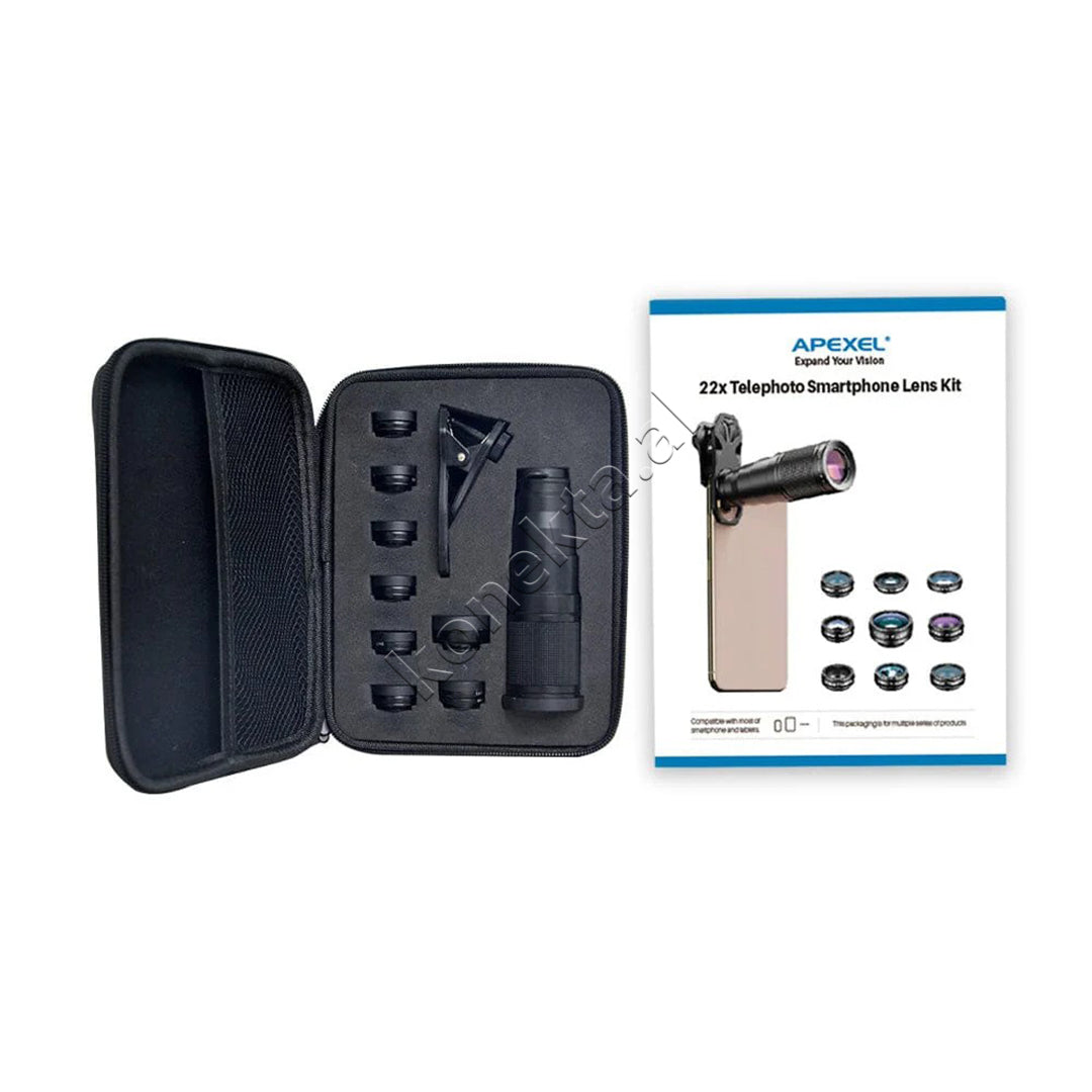 Set Lente Zmadhimi 22X 10 Ne 1 Per Smartphone Apexel