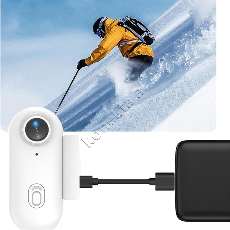 Mini Kamera Sportive 4K Wi-Fi Me Lente Ultra Te Gjere 120°
