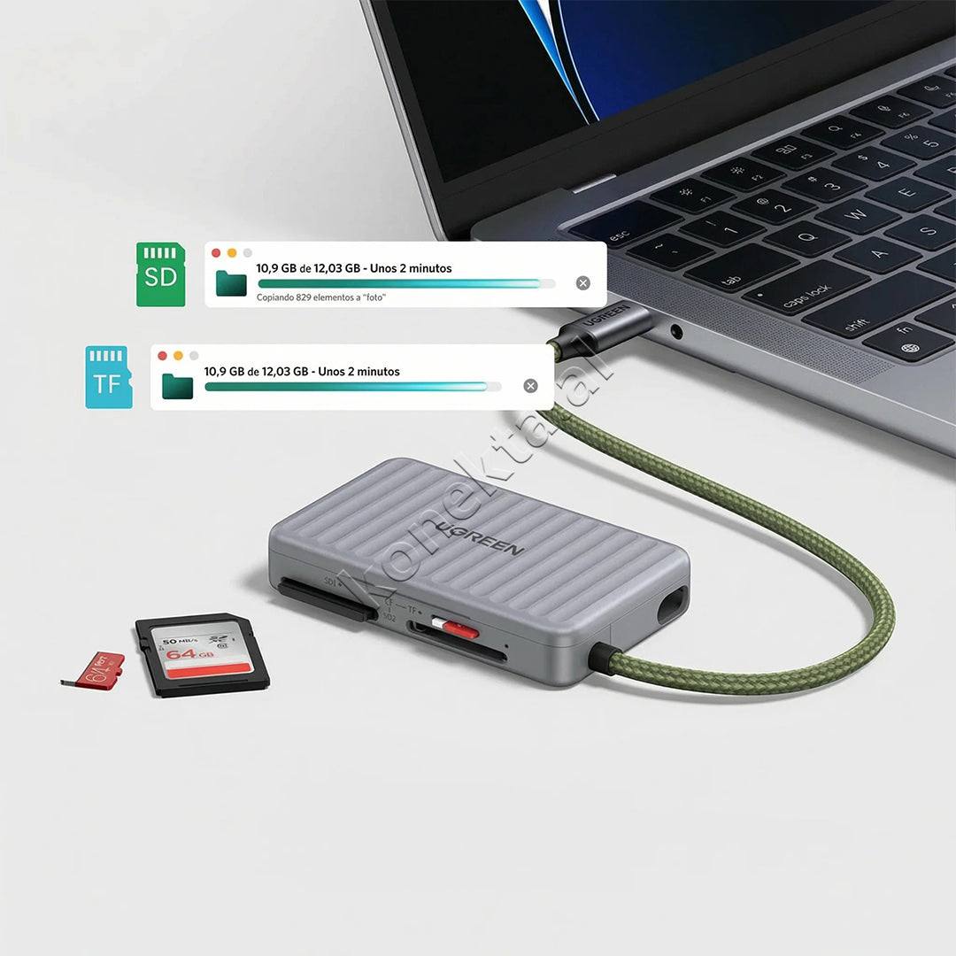 Lexuese dhe Organizuese Per Karta Memorie 2xSD & 1xTF Ugreen