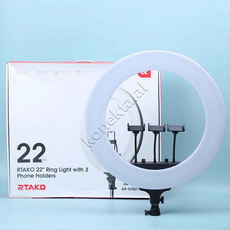 Drite Rrethore Profesionale Ring Light 22" Rtako