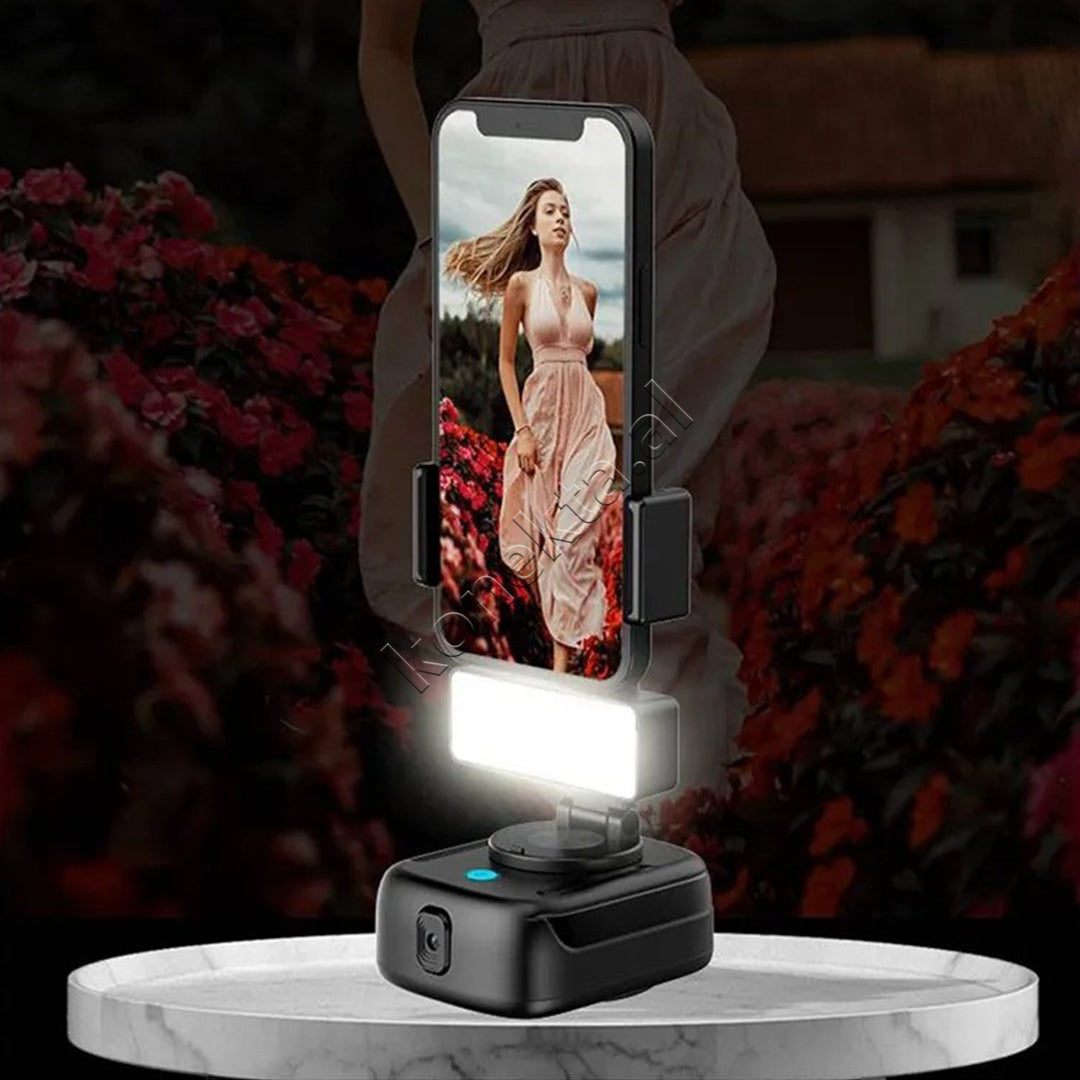 Mbajtese Telefoni Me Sensor Ndjekjeje Inteligjent 360° Per Tripod