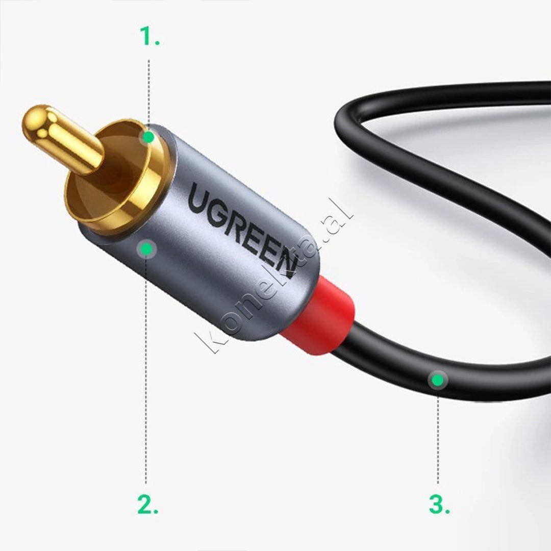 Kabell Audio USB-C Ne 2RCA (M-M) 1.5m Ugreen
