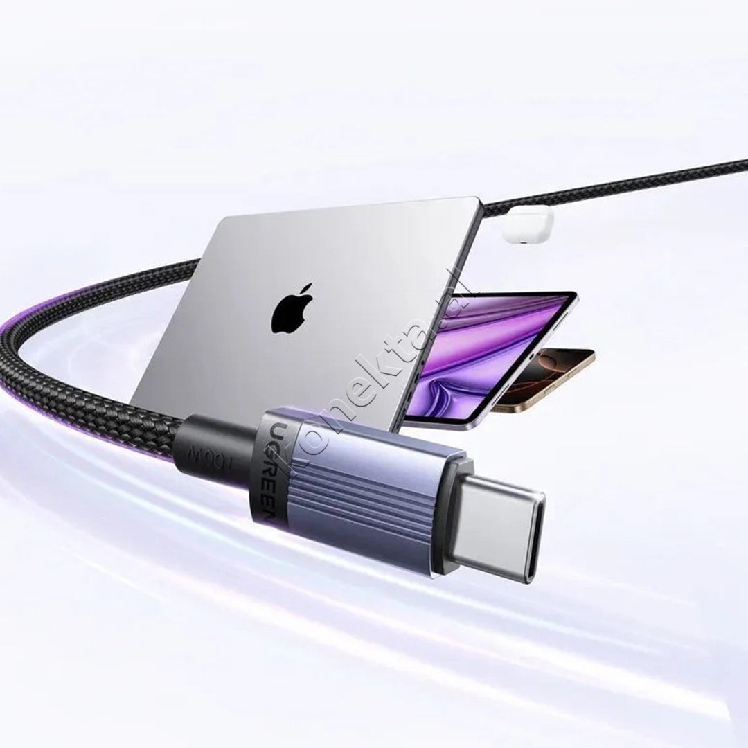 Kabell USB-C (M) Ne USB-C (M) 100W 2m Ugreen