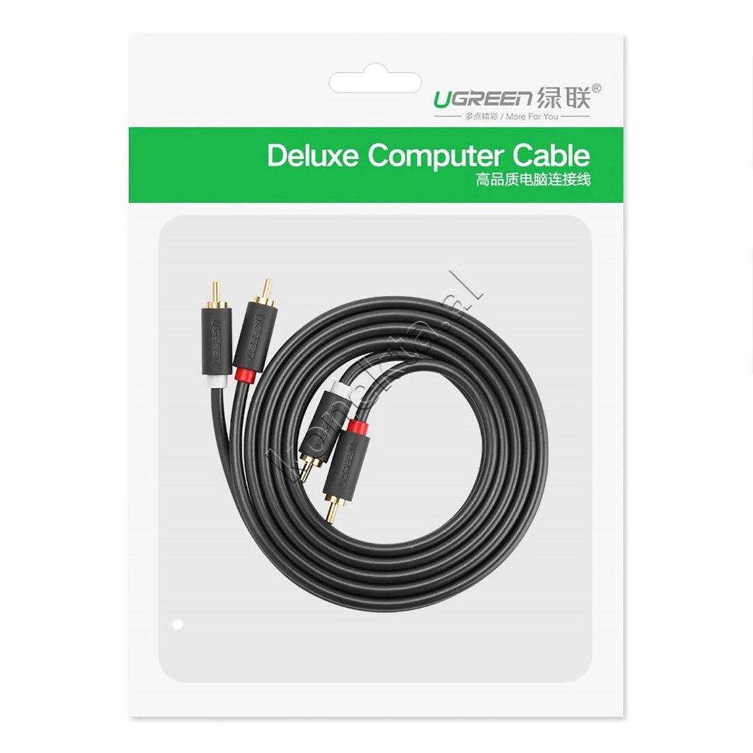 Kabell Audio 2RCA Ne 2RCA (M-M) 3m Ugreen