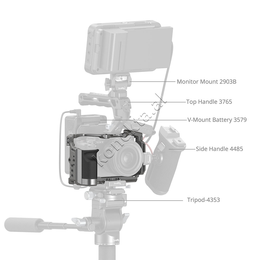 HawkLock Quick Release Cage Kit With Silicone Handle For Sony Alpha 7C II / 7CR SmallRig 5198