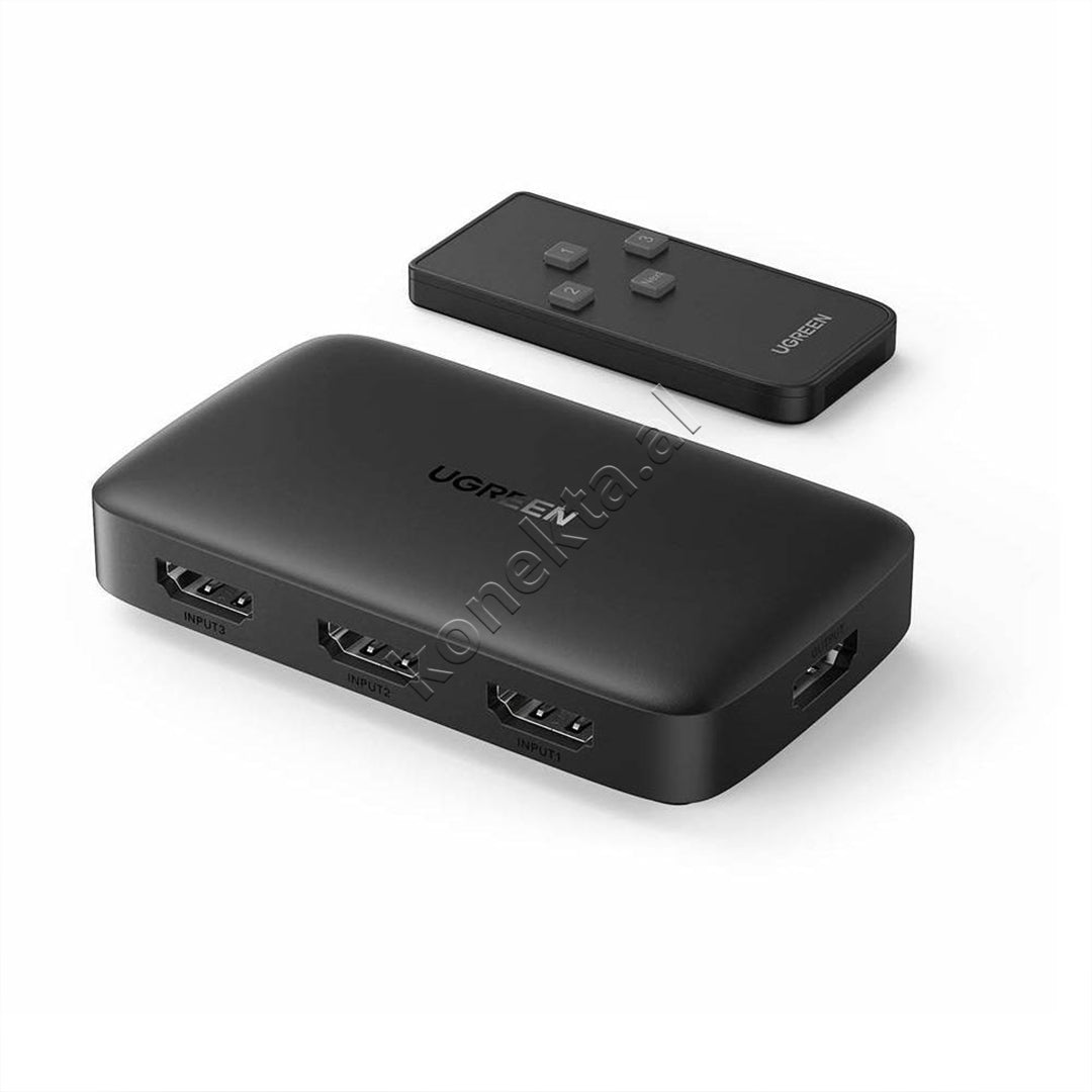 Switch HDMI 3 Ne 1 4K@30Hz Ugreen