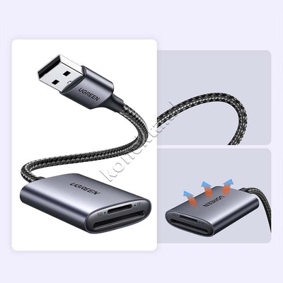 Lexues Kartash Ugreen Me Porte USB 3.0 Per Karta SD/ TF