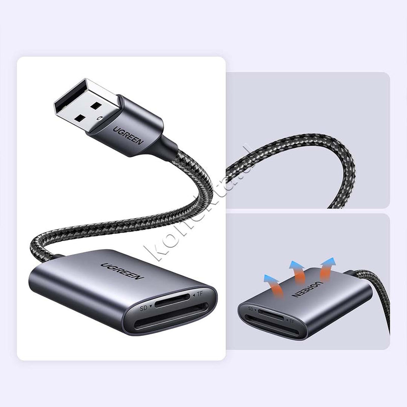 Lexues Kartash Ugreen Me Porte USB 3.0 Per Karta SD/ TF