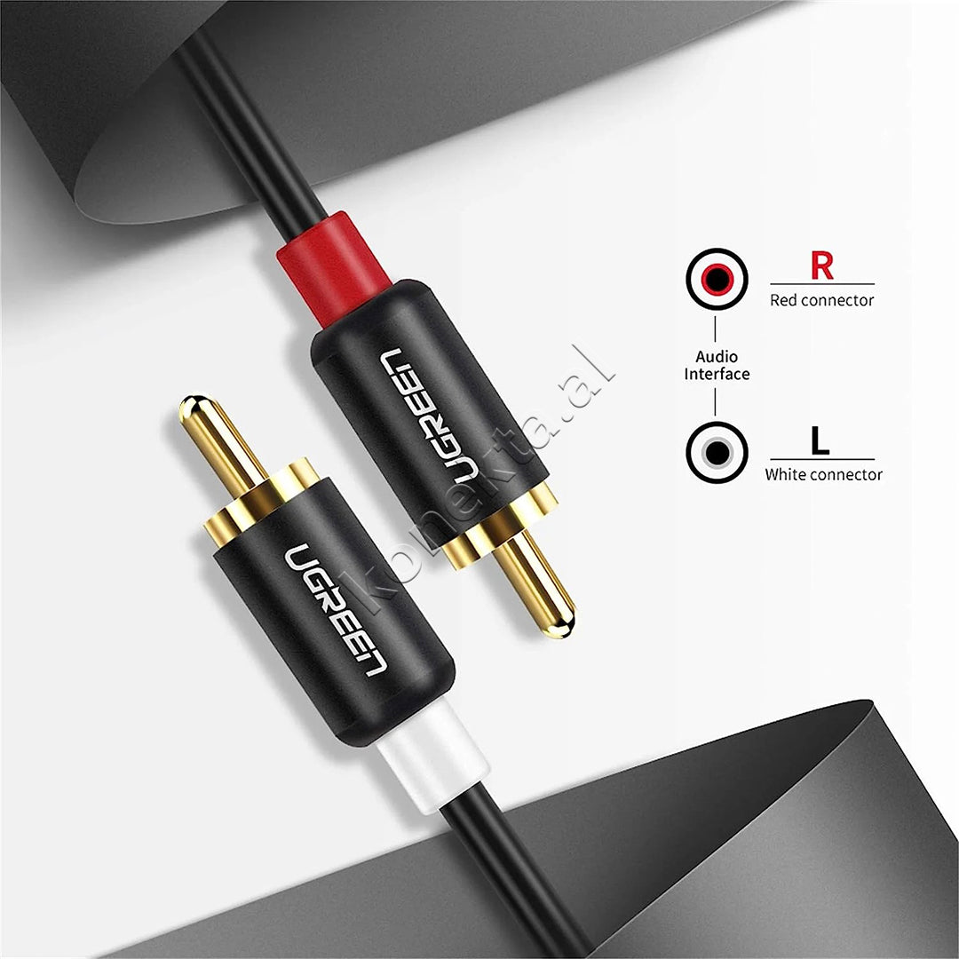 Kabell Audio 2RCA Ne 2RCA (M-M) 1.5m Ugreen