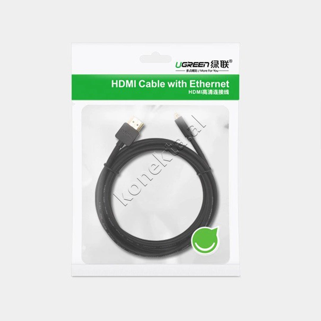 Kabell Micro HDMI 2.0 - HDMI 2.0 4K 1m Ugreen