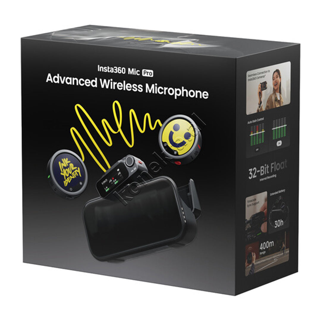 Mikrofon Wireless Profesional Insta360 Mic Pro 2 TX + 1 RX