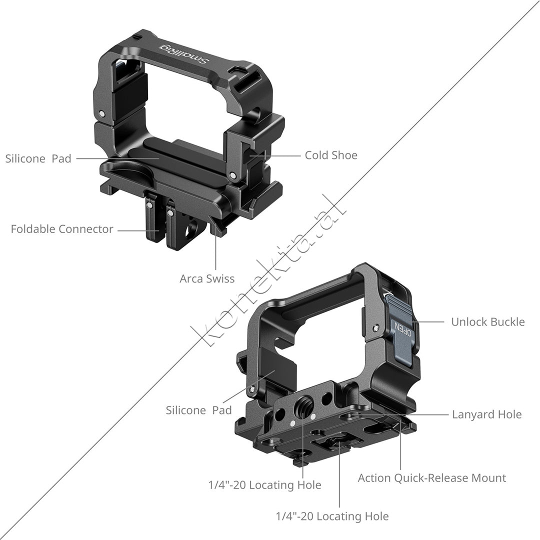 Cage Adapter For DJI Osmo Pocket 3 SmallRig 5607