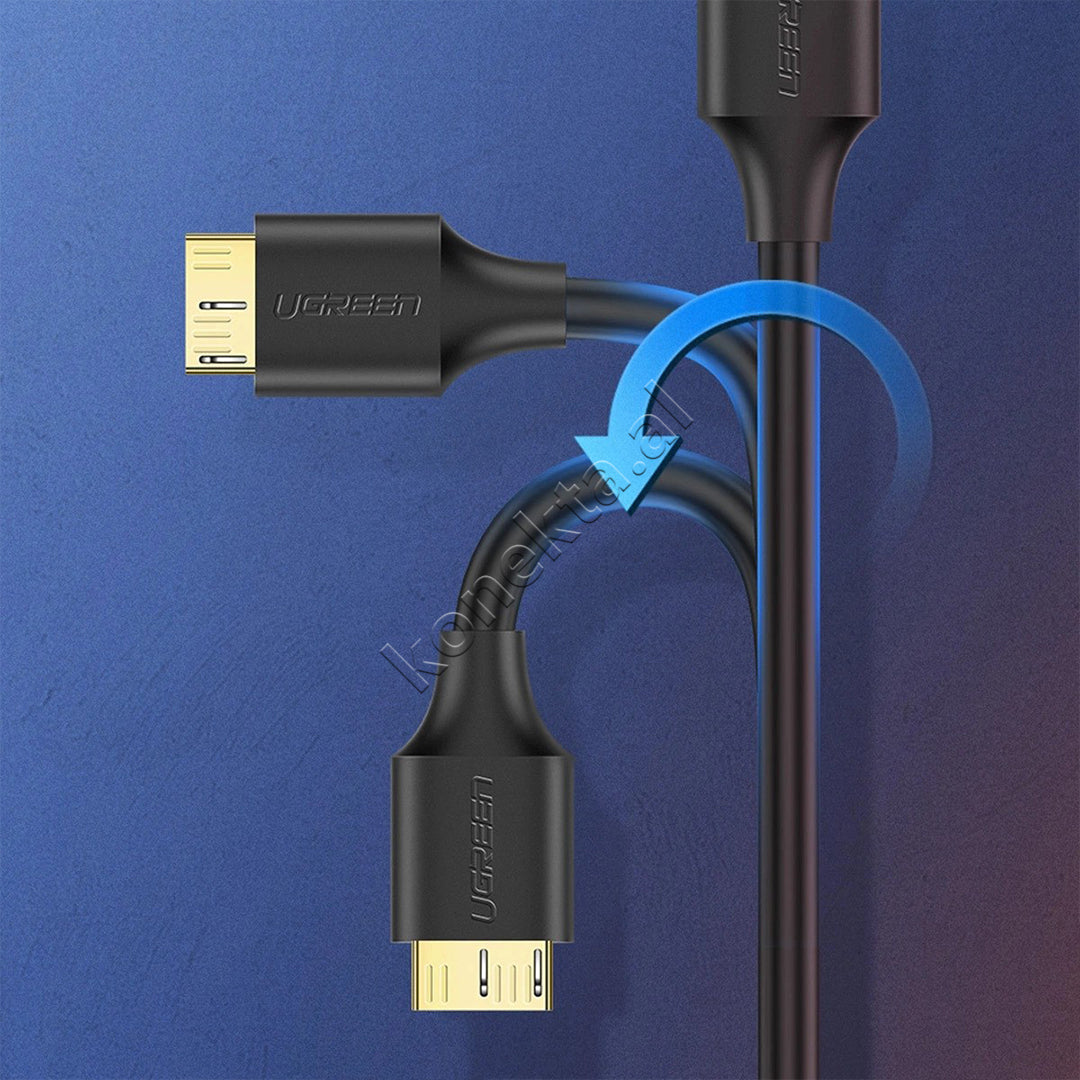 Kabell USB-A 3.0 (M) Ne micro USB-B (M) Ugreen 0.5m