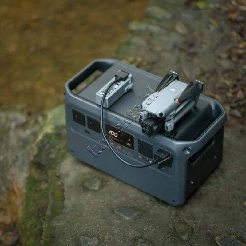 Stacion Karikimi DJI Power 1000W Me 9 Porta Dhe 6 Panele Solare
