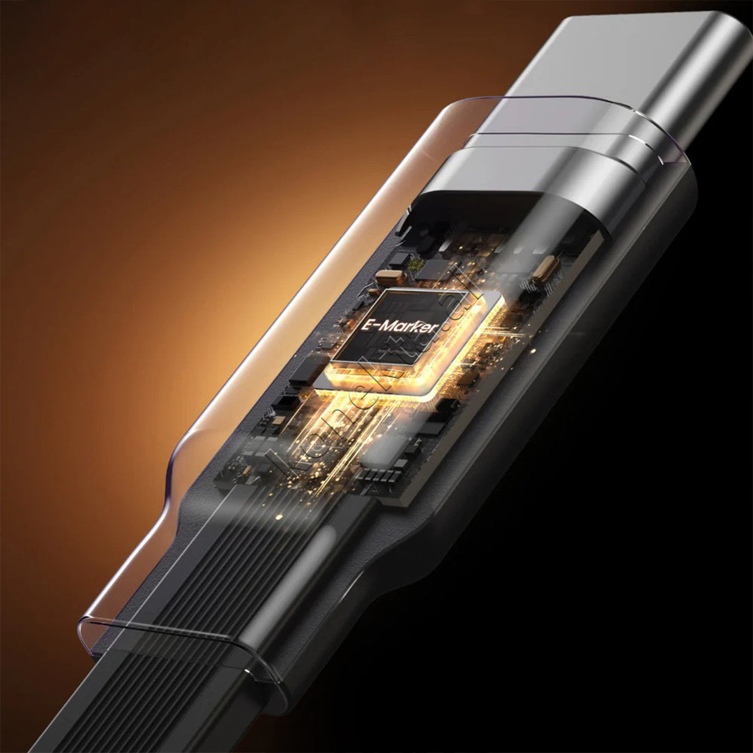 Kabllo Inteligjente USB-C 100W 1m Me Terheqje Automatike Ugreen