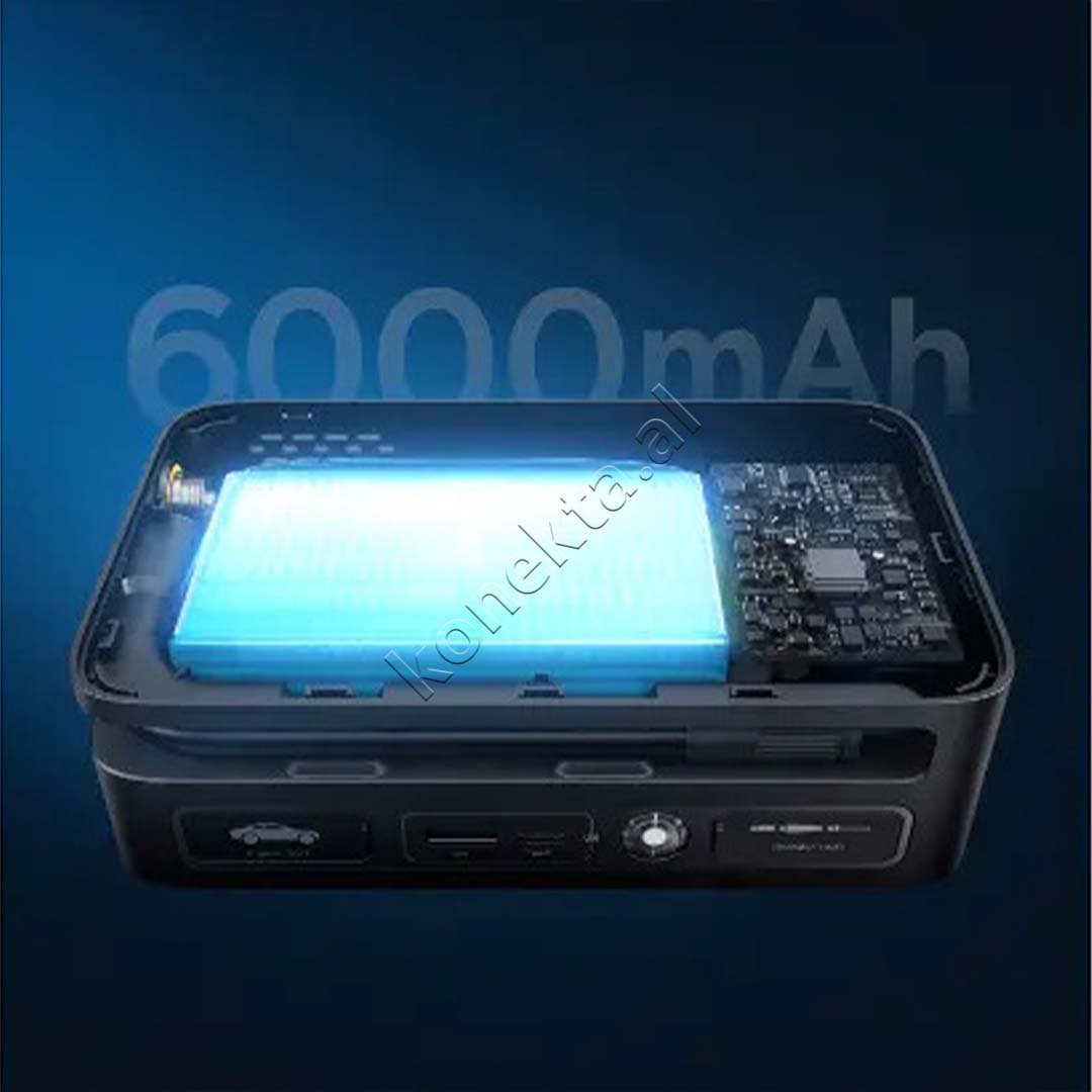 Bateri E Jashtme, Pompe Dhe Starter 4 Ne 1 6000mAh Baseus