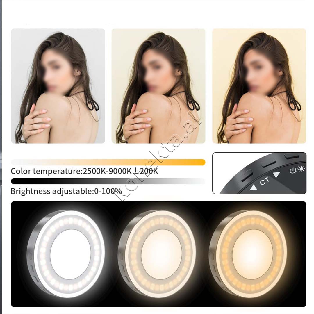Mini Drite Profesionale Magnetike Bikolor Per Selfie