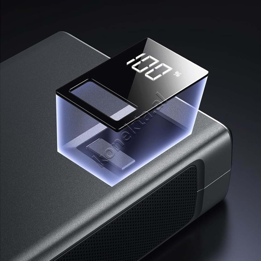 Bateri E Jashtme Multifunksionale Starter 12'000mAh Per Makine Me Panel Digjital Dhe Drite