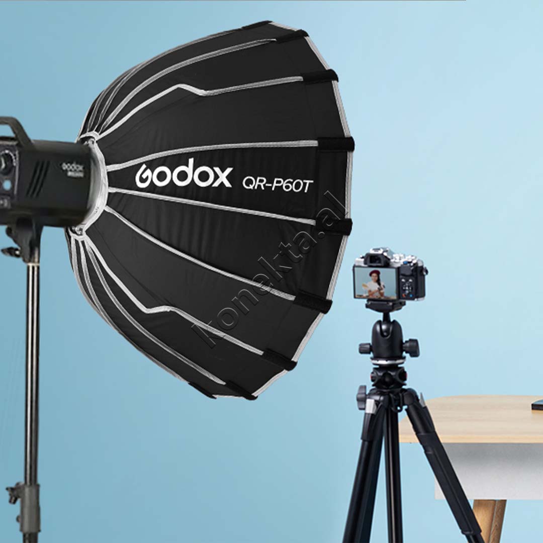 Softbox Profesional 60cm Per Fotografi Dhe Video Godox QR-P60T