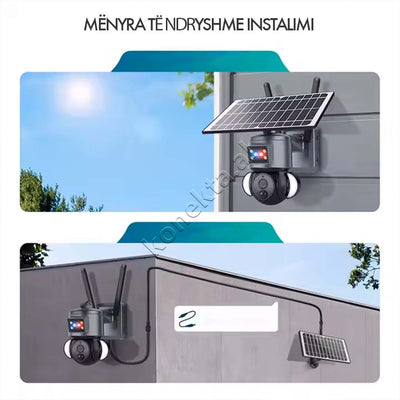 Kamera Sigurie Per Shtepi Outdoor 3MP Me Panel Solar