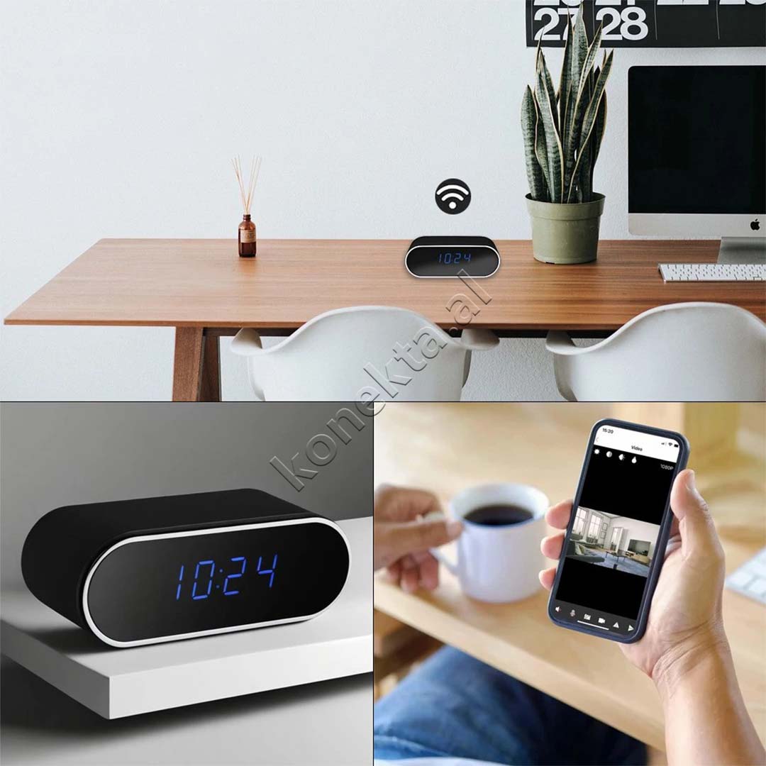 Kamera Sigurie E Fshehte Ne Forme Ore Digjitale 1080P