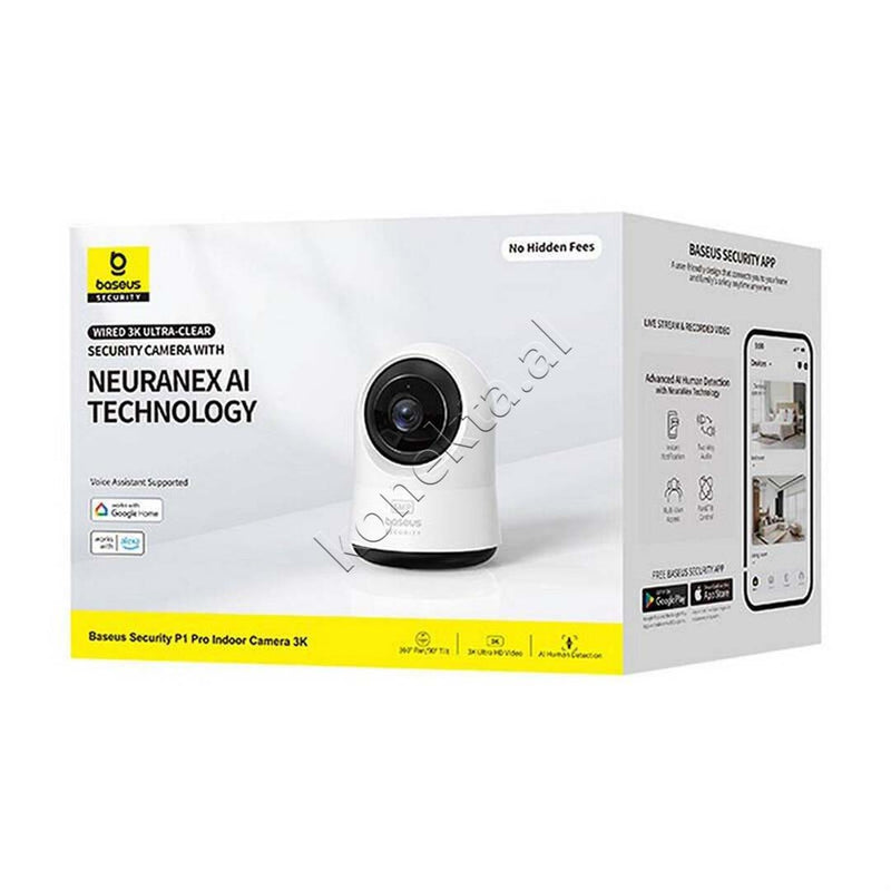 Kamera Sigurie Per Shtepi Indoor Baseus P1 Pro 3K