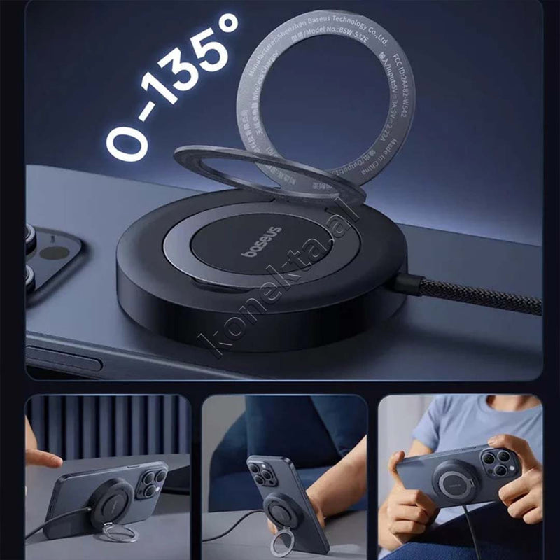 Karikues Wireless Magnetik Per Telefon 15W Baseus