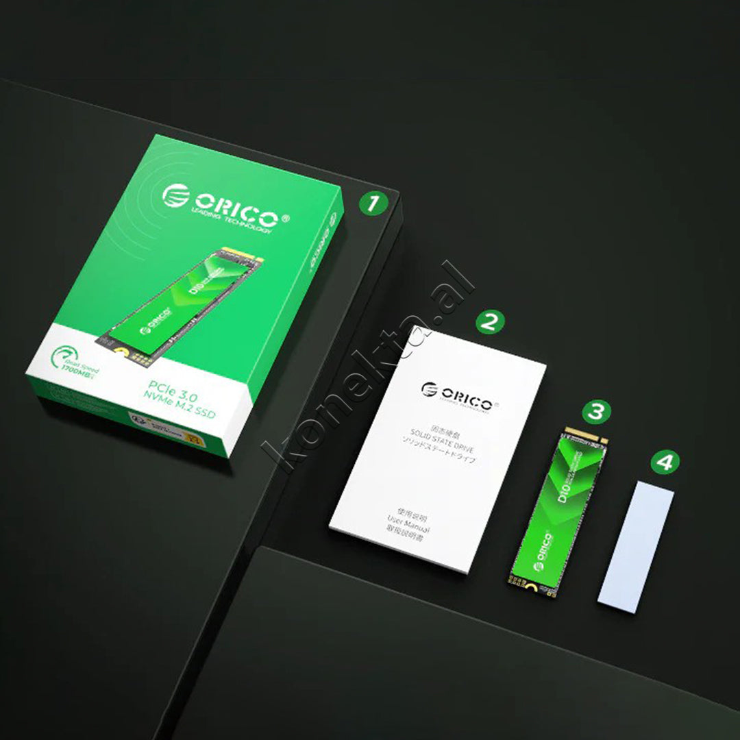 SSD D10 3600Mb/s PCIe 3.0 M.2 NVMe Orico