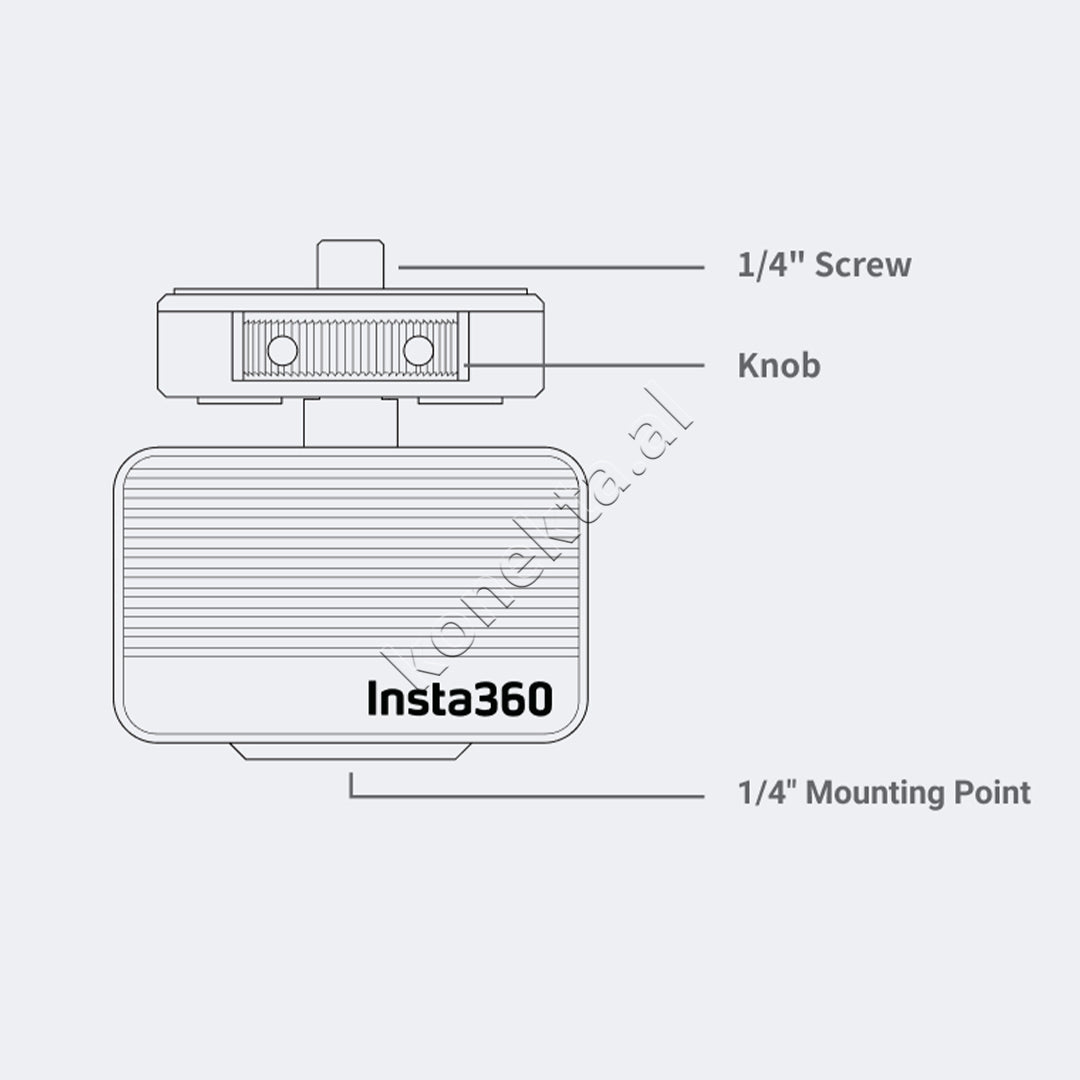 Stabilizues Profesional Per Reduktimin E Dridhjeve Te Kameres Insta360
