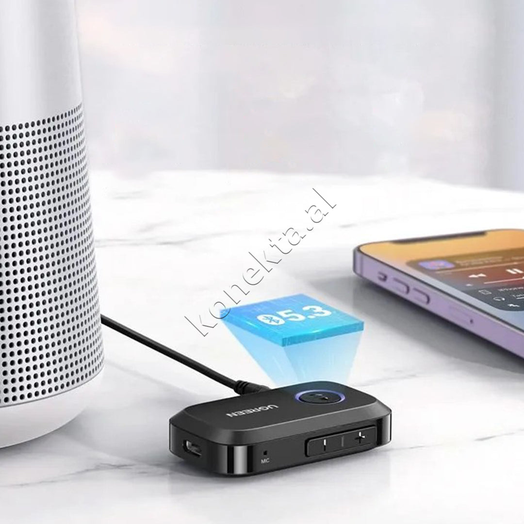 Adaptor Audio 3.5mm Me Bluetooth Dhe Mikrofon Të Integruar Ugreen