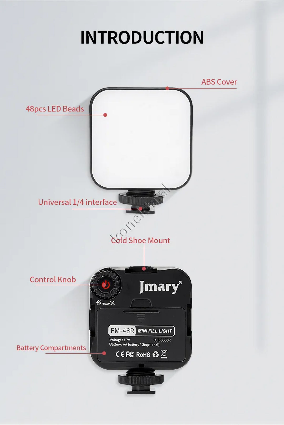 Mini Dritë LED Multifunksionale Me Ndriçim Të Gradueshëm Për Foto dhe Video Me Interpretim Të Lartë Të Ngjyrave