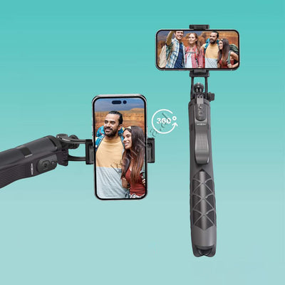 Mbajtese Telefoni Moxom Trekembesh (Tripod) Me Bluetooth Per Selfie (Selfie Stick)