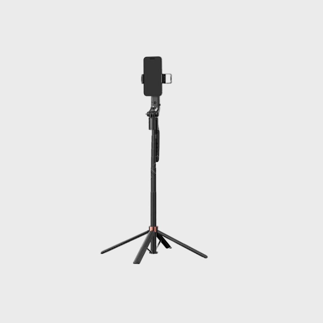 Trekembesh (Tripod ) Dhe Selfie Stick Per Telefon Me Sensor Ndjekjeje Inteligjent 360° Me Drite