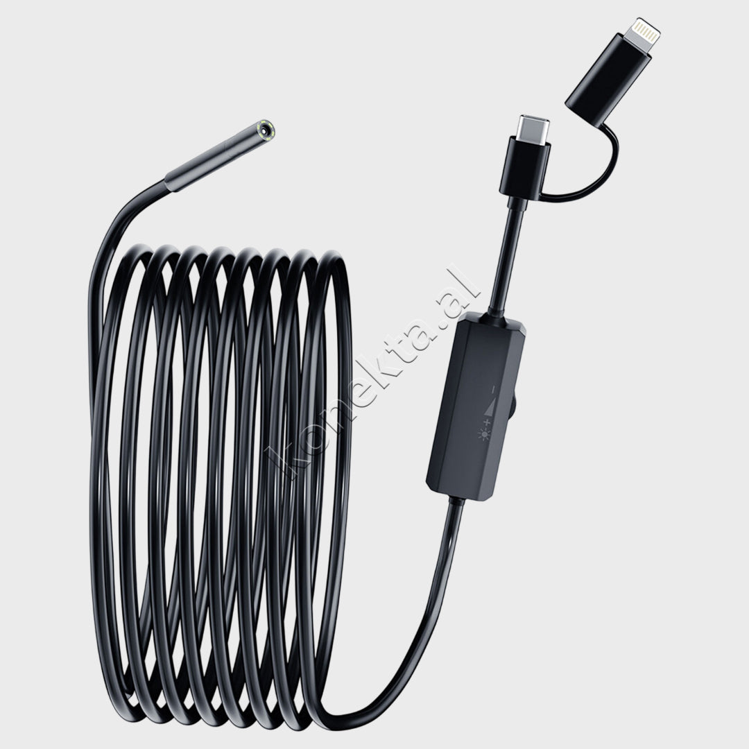 Kamera Endoskopike Per Iphone Dhe Android 5m / 10m