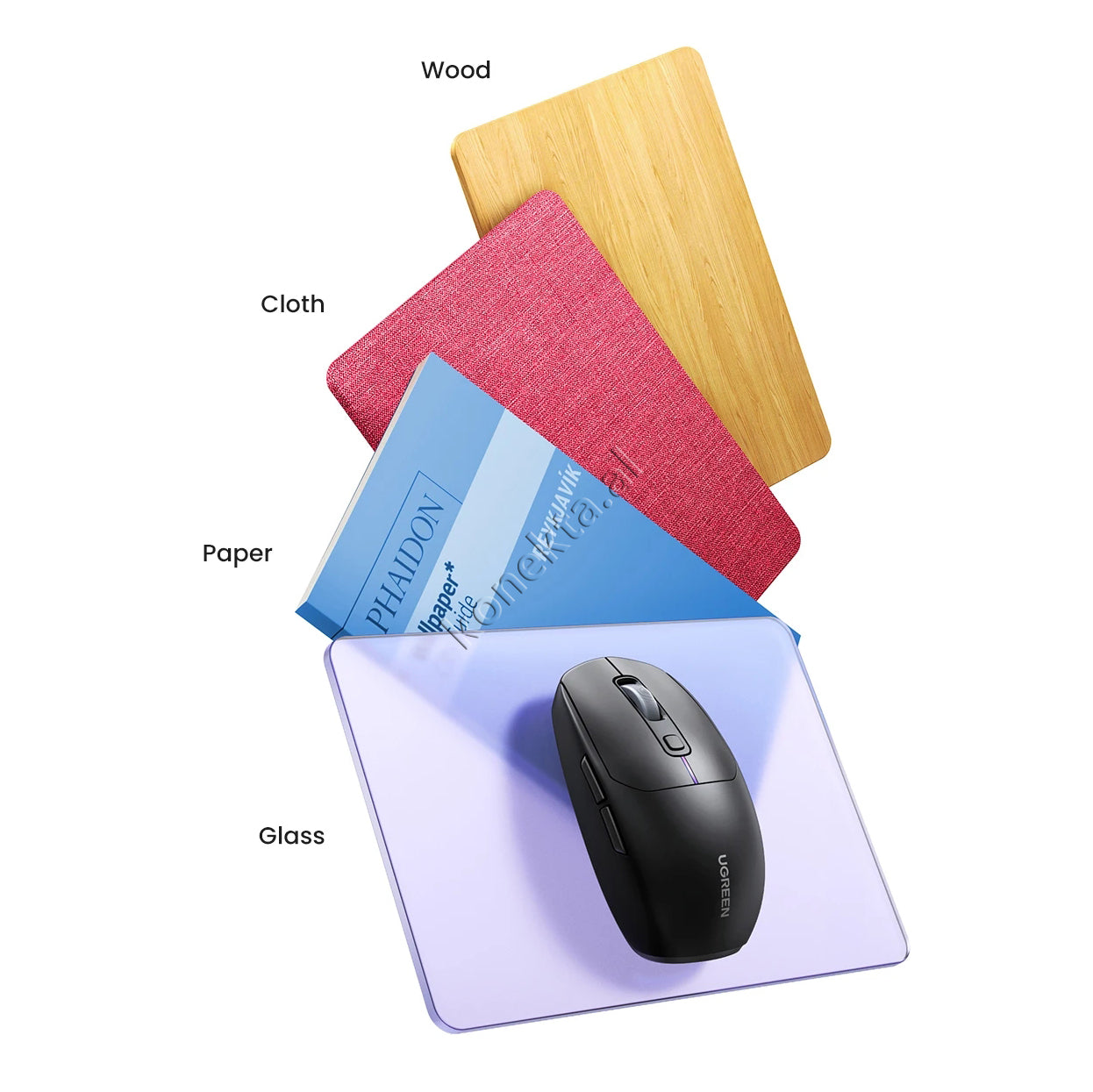 Maus UGreen Per Kompjuter Dhe Laptop