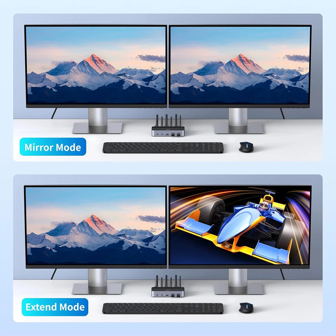 HDMI KVM Switch Per 2 Monitore Dhe 2 Kompjutere Ugreen