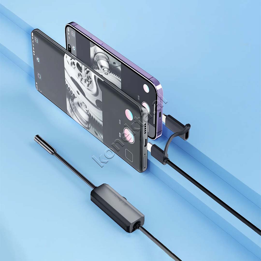 Kamera Endoskopike Per Iphone Dhe Android 3m