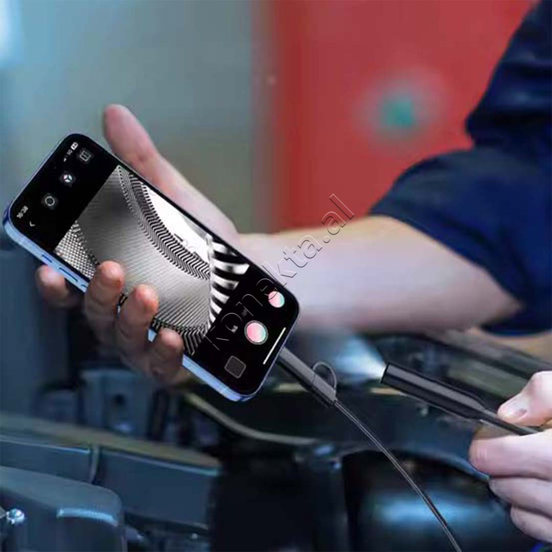 Kamera Endoskopike Per Iphone Dhe Android 3m